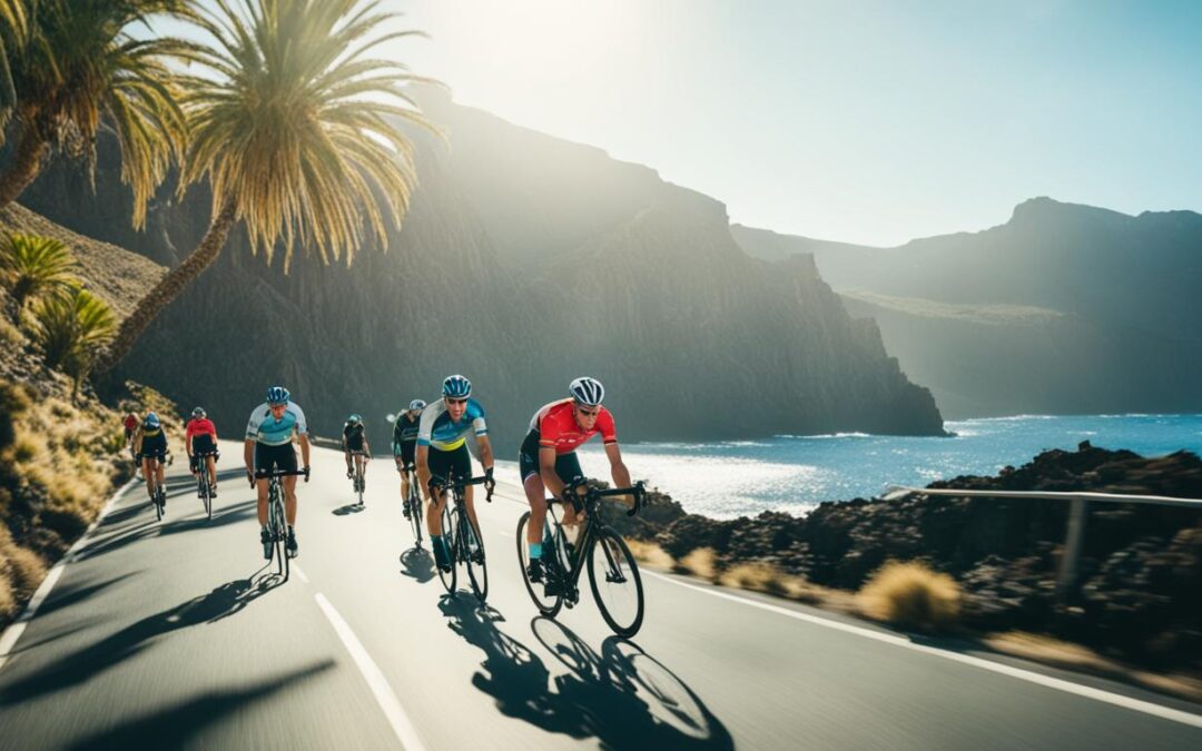 Información sobre eventos y competiciones de ciclismo en las Islas Canarias.