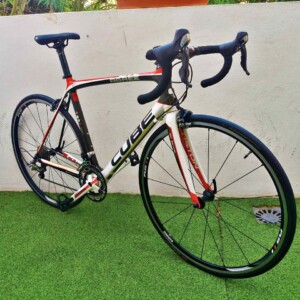 Bicicleta Cube GTC Pro de carbono talla 58, Shimano 105 10v, revisada y como nueva, disponible en CashCycle con envíos a Canarias y Península.